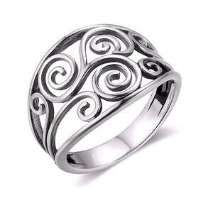 Large Women's 925 Sterling Silver Boho Filigree Ring, Jewelry, Size 6